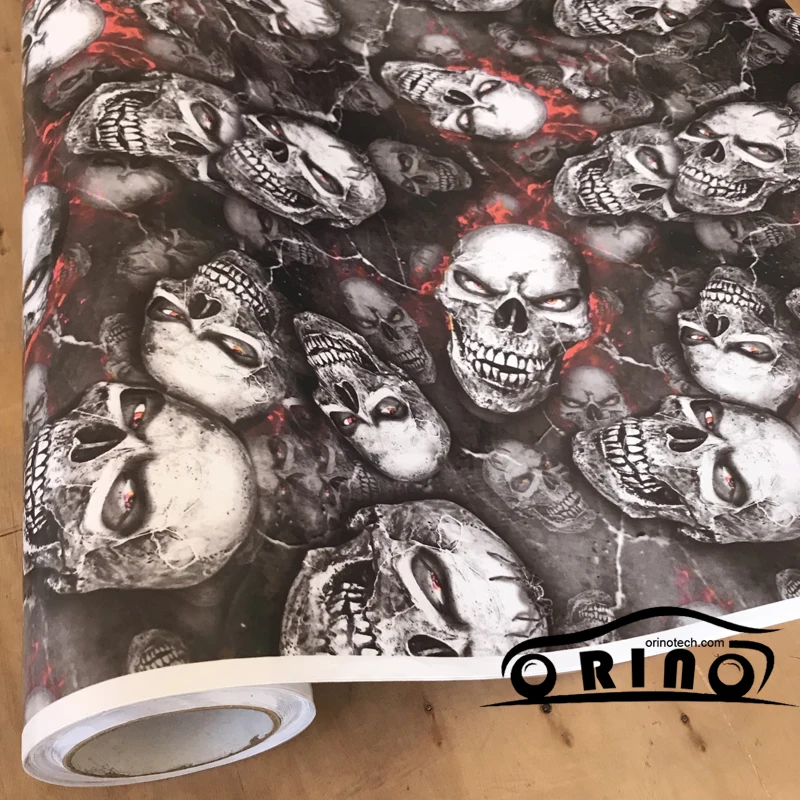 Skull Stickerbomb Vinyl Film-1