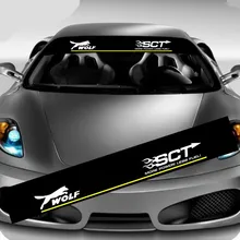 

Customized Car Styling Stickers Banner Decal Vinyl Film for Ford Focus Wolf SCT Front Windshield