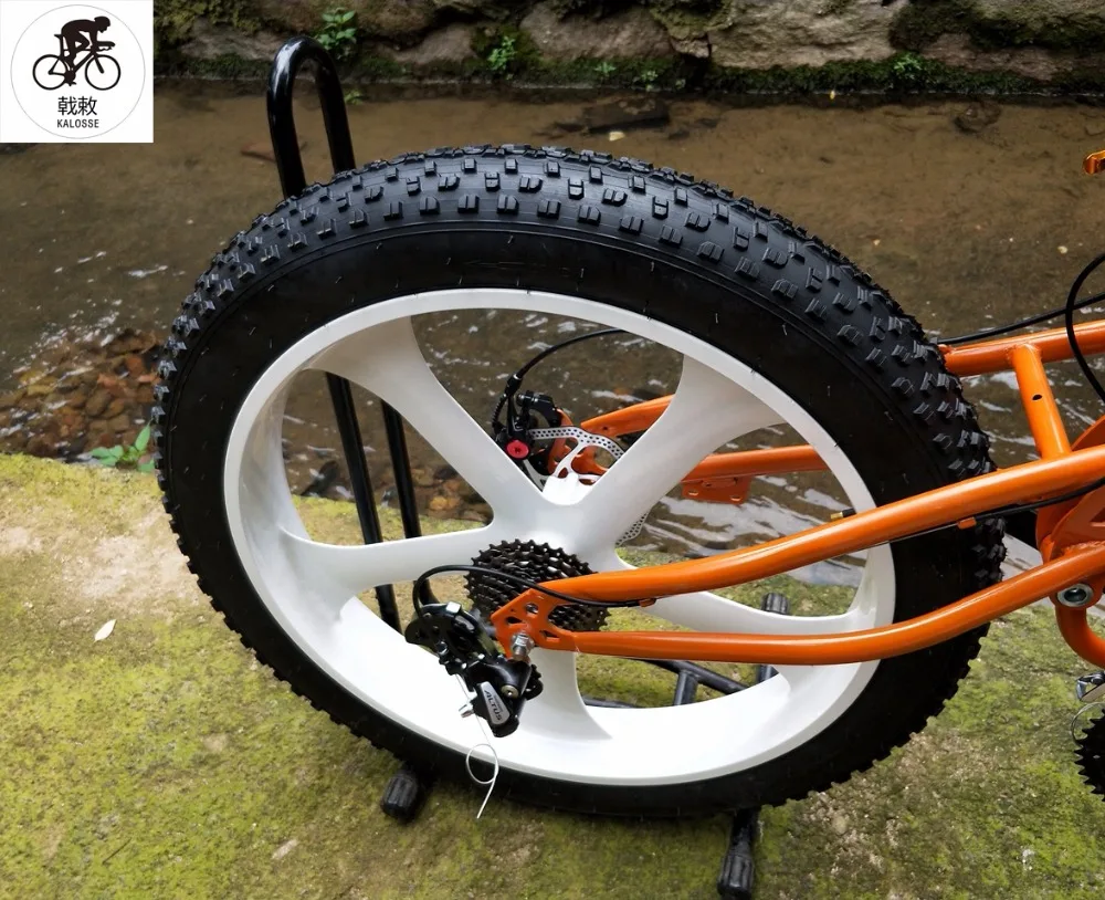 Excellent Kalosse 24 speed  Fat/Snow  bike 3X8S  Soft-tail  steel frame  Beach bicycle   26*4.0 tires  mountain bike  M310  Groupset 10