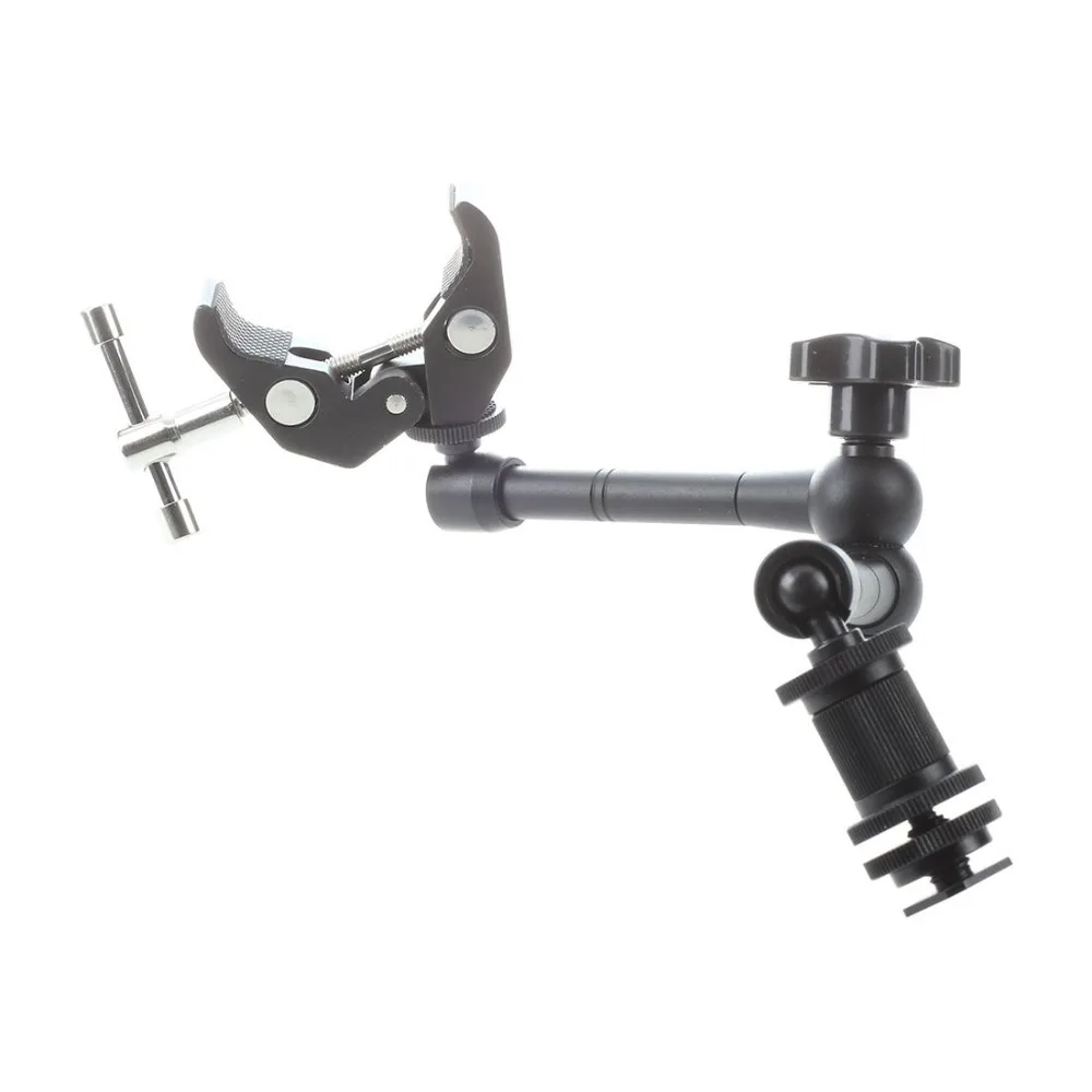 11-Inch-Friction-Articulating-Magic-Arm-Super-Clamp-Crab-Plier-Clip-for-DSLR (4)
