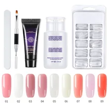 Набор для маникюра 15 мл Расширенный клей+ пилка для ногтей+ ручка с двойным концом+ раствор Clenser+ модель для маникюра QS888