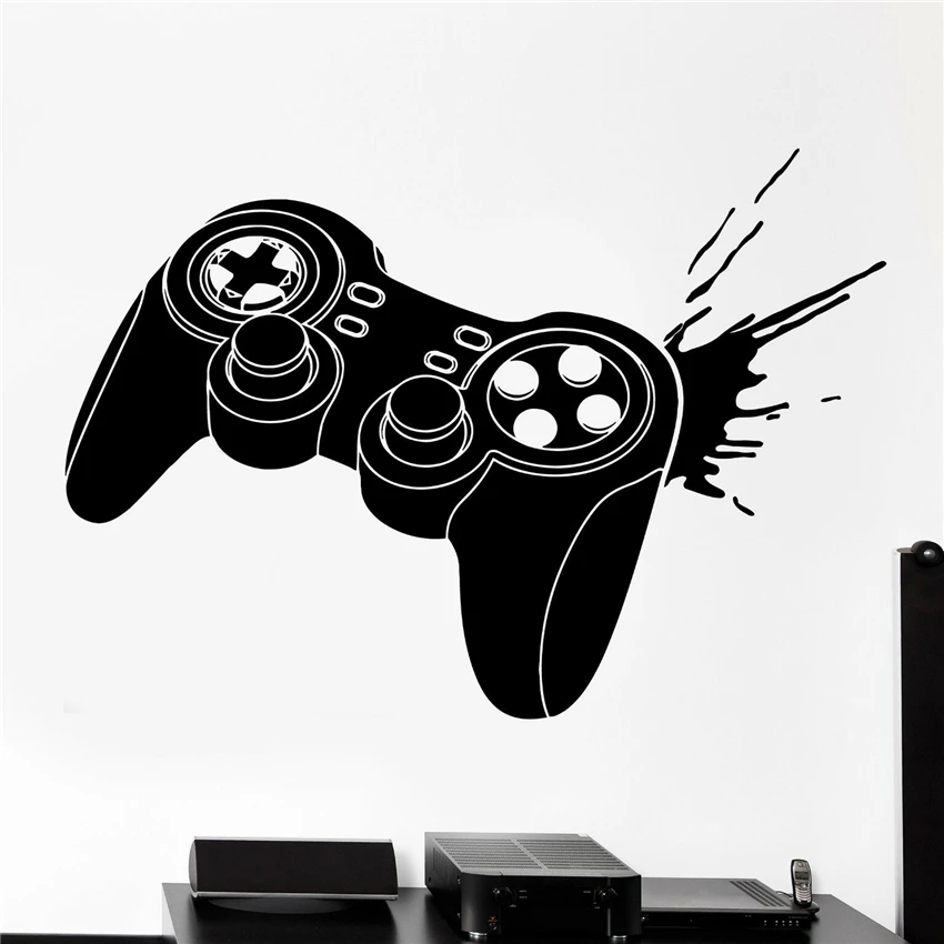 

Video game stickers play decal game decorate murals Art Decor Home Decor Removable Vinyl Nursery Kids Room Wall Sticker MY473