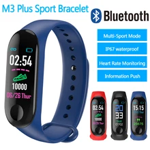 M3 Смарт Bluetooth спортивный браслет пульсометр Монитор артериального давления фитнес-трекер умный Браслет