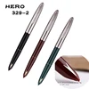 HERO 329-2 Classic Nostalgic Fountain Pen Arrow Mark 329 Horse Head Pattern Collection Ink Pen Iridium Fine Nib 0.5mm for Gift ► Photo 1/6