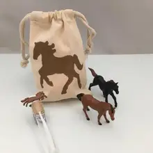 Пользовательские лошади Дети День рождения конфеты леденец игрушка пакеты детский душ подарок мусульманские сумки Крещение Свадьба похмелье комплект ювелирных изделий