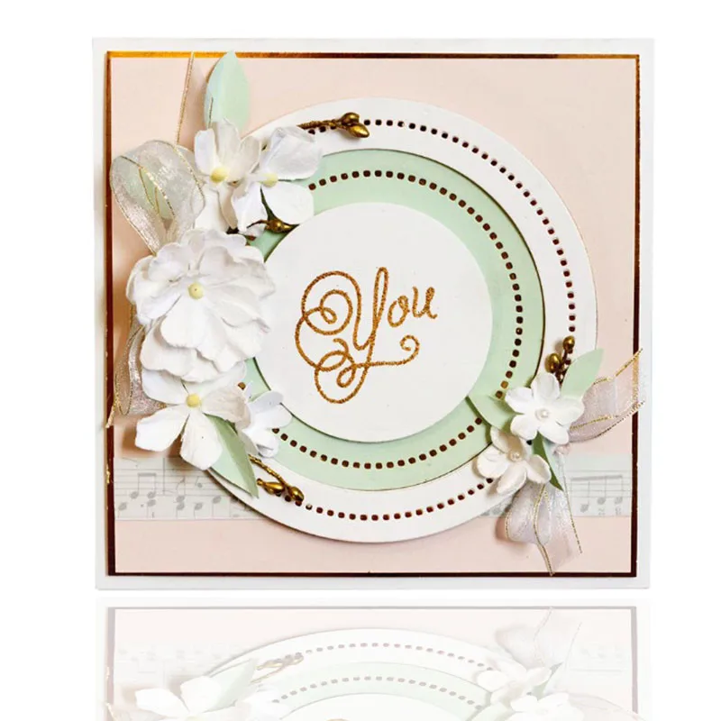 

Hole with holes Metal Cutting Dies Stencils for Scrapbooking DIY Photo Album Embossing Folder Paper Decorative Supplies