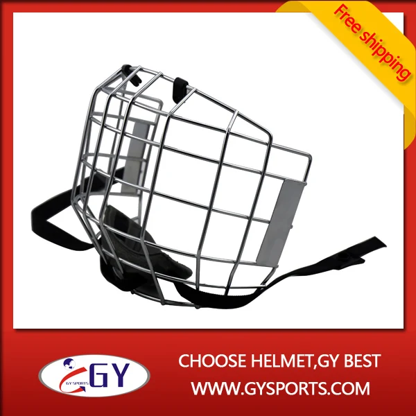 Hockey helmet mask cage steel face shield with large size face guardin