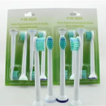 Wholesale 4000pcs HX6024 Electric Sonic Tooth Brush Replacement For Philips Sonicare Toothbrush Heads Compact Soft Bristles