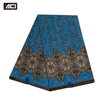

ACI New Ankara Fabric African Real Wax Print 6 Yards/Piece Hot Sale Veritable Real Wax African Fabric Tissus Patchwork For Dress