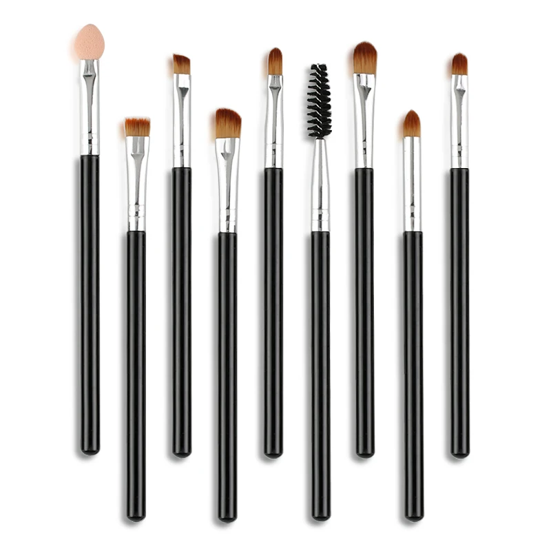 

9pcs Pro Women Eye Shadow Blending Make Up Brushes Eyeshadow Makeup Brushes Set Soft Synthetic Hair Brush Marble Make Up Tools