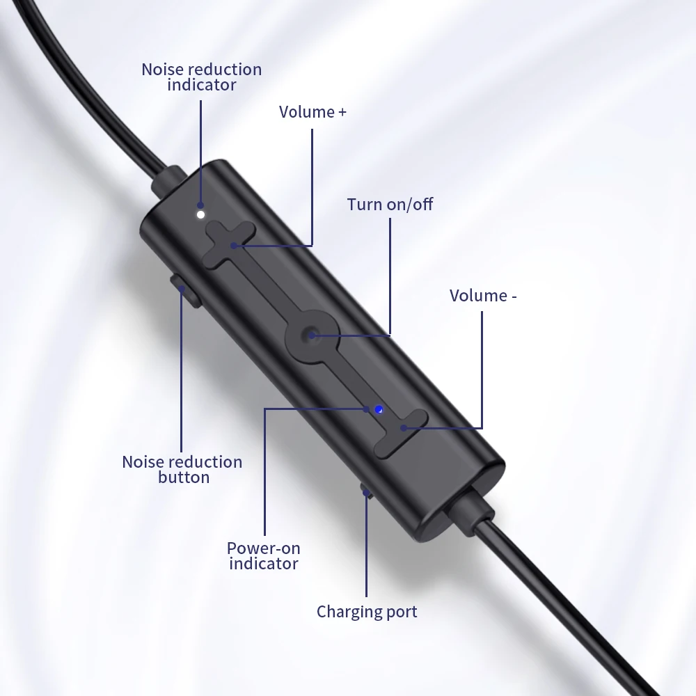 IKOS активный шумоподавление наушники Bluetooth наушники в наушник с микрофоном Hi-Fi глубокий бас беспроводные наушники путешествия Работа ТВ