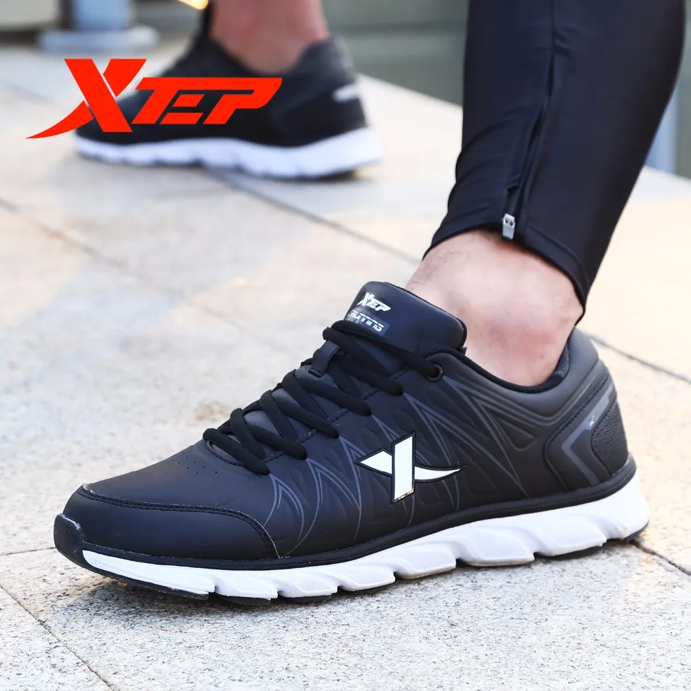 XTEP 2017 New Men Outdoor running Shoes Boots Shock Atheletic Sports