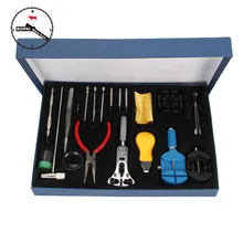 Инструменты для часов 20 в 1 Инструменты для ремонта часов набор часы в коробке открывалка для задней панели отвертка ремешок для часов на замену инструменты для часовщика
