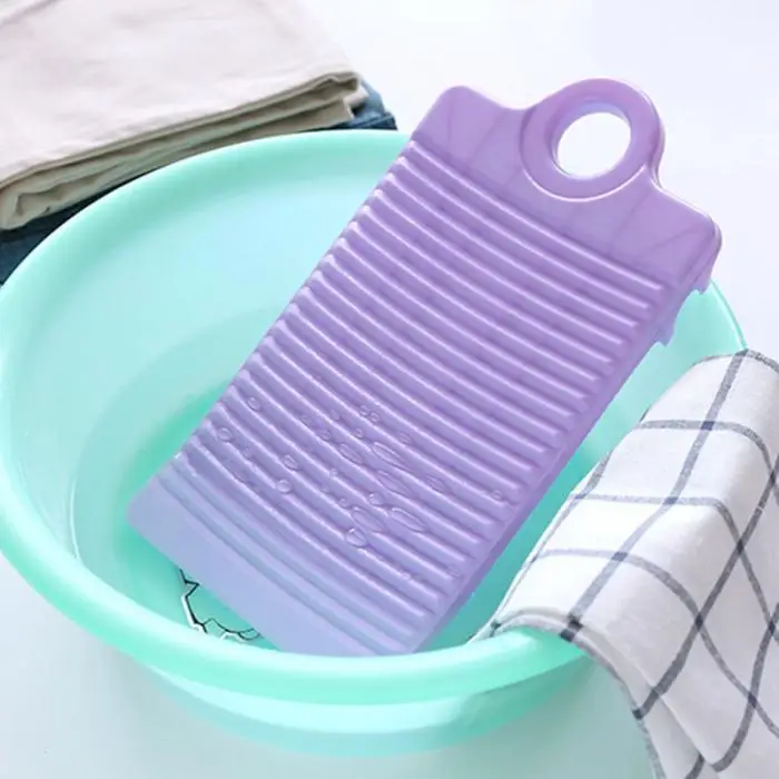 Plastic Washboard Antislip Thicken Washing Board Clothes Cleaning For Laundry-Drop