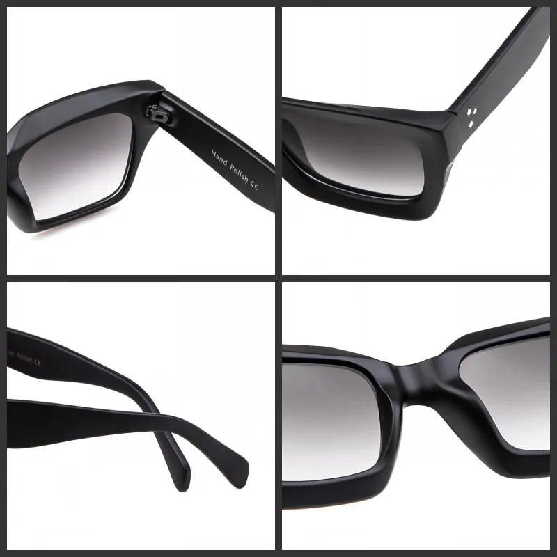WHO CUTIE винтажные негабаритные прозрачные солнцезащитные очки для женщин Ретро дизайнерские Черепаховые заклепки оправа солнцезащитные очки оттенки OM656