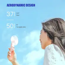 Портативный портативный мини-вентилятор 2000 mah 5 V 1A Портативный Карманный вентилятор USB складная заряжаемая медведь 2-скорость ветра регулировки вентилятор для хранения