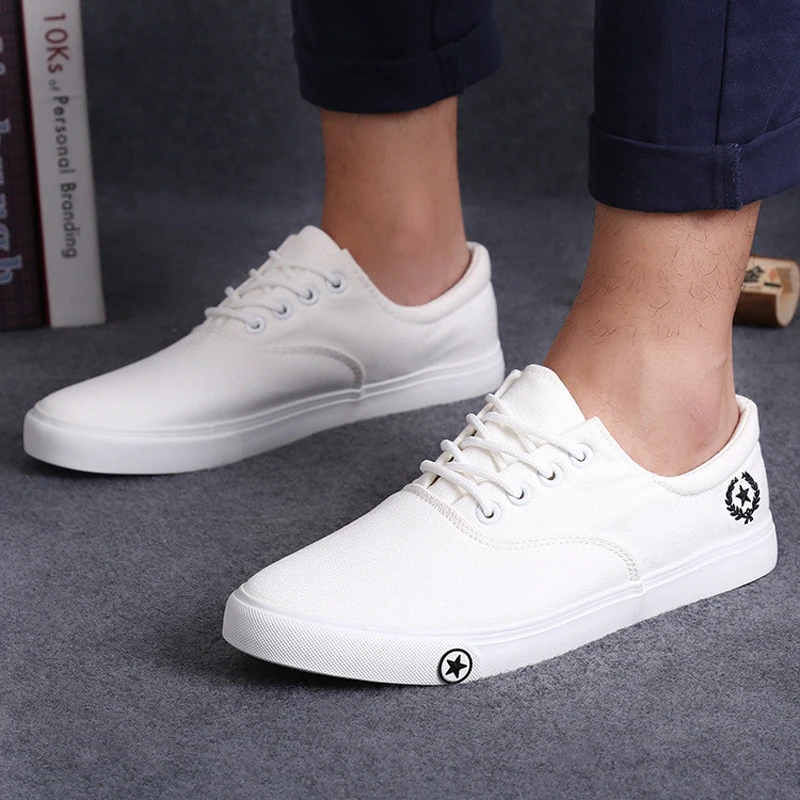 plain white sneakers mens