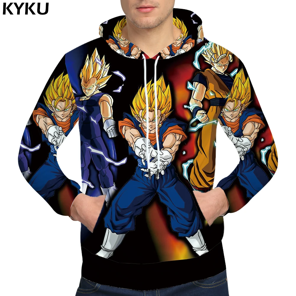 KYKU Dragón Ball Hoodies sudaderas de Goku ropa ligera masculina interesante sudadera Fierce 3d hoodies hombres hood invierno| Sudaderas con capucha y sudaderas| - AliExpress