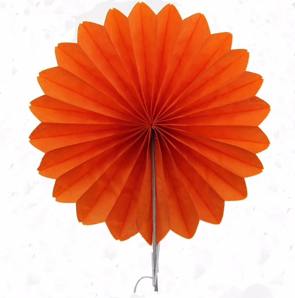 FANLUS Valentine's Day Decoration 20cm Paper Wheel Fans Pom Poms Flowers for Bridal Shower Wedding Anniversary Birthday Party  (20)