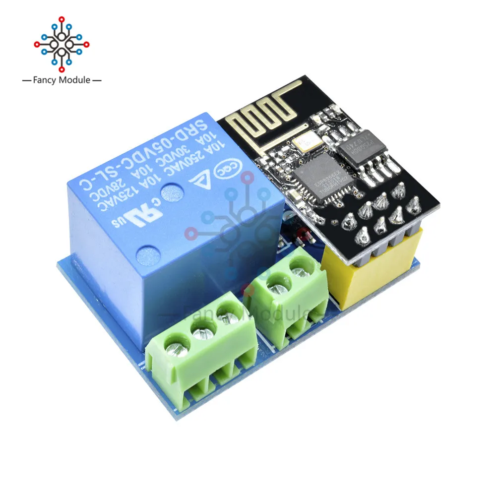 

ESP8266 5V WiFi relay module Things smart home remote control switch phone APP DHT11 Temperature Humidity ESP-01 module