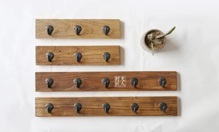 2016 new high quality vintagecreative solid wood hook clothes robe key holder hat hanger wall home decoration a design - Creative Hat Racks 2016 new high quality vintagecreative solid wood hook clothes robe key holder hat hanger wall home decoration a design - Creative Hat Racks