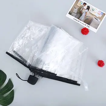 

Transparent Automatic& Manual Umbrella Rain and Sun Auto Compact Folding Windproof Style Clear Child-free Portable Umbrella