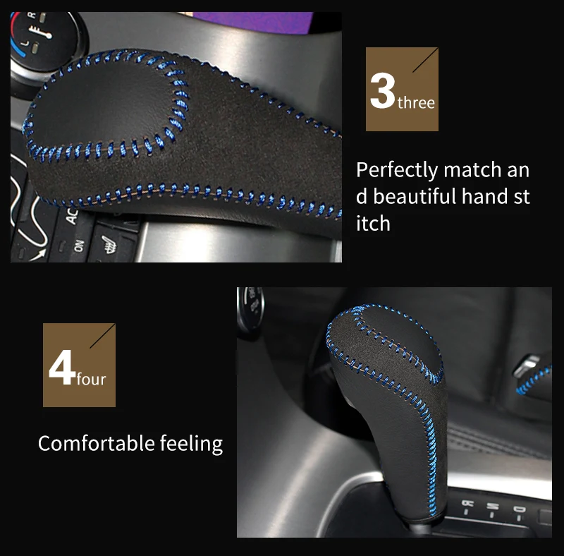 gear shift knob cover For Volvo C70 AT_09
