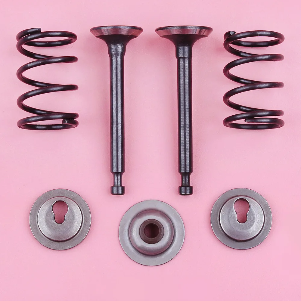 Intake Exhaust Valve Spring Retainer Stem Seal Set Kit For Honda GX25