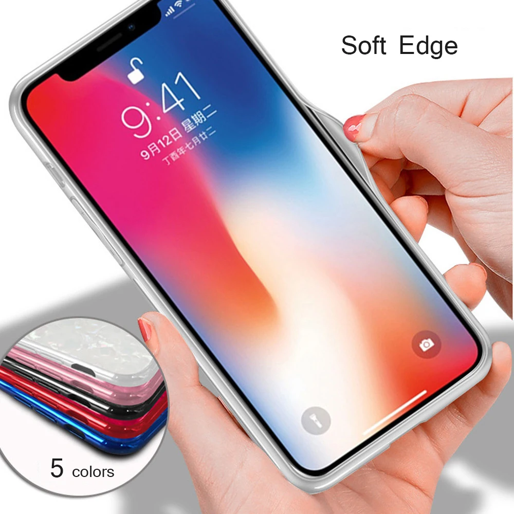 Luxury-Soft-Edge-Tempered-Glass-Back-Case-For-Apple-iPhone-X-7-8-Plus-Case-6-6S-Plus-Cover-Marble-Shockproof-Full-Cover (6)