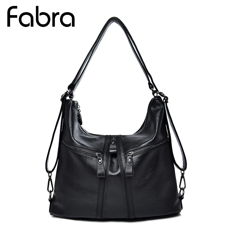 

Fabra New Fashion Women Handbag Quality PU Leather Women Crossbody Shoulder Bag Casual Tote Messenger Bag Purse Satchel Black