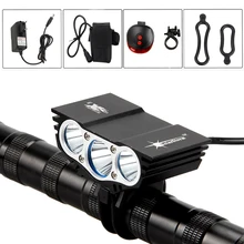 Solarstorm X3 Bicycle Light 8000 Lumens 4 Mode XM-L T6 LED Cycling Front Light Bike light Lamp Torch+ Battery Pack + Charger