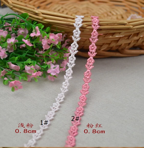 

1/meter 2 color into the water soluble lace lace DIY [0.8cm] 6s012 wide