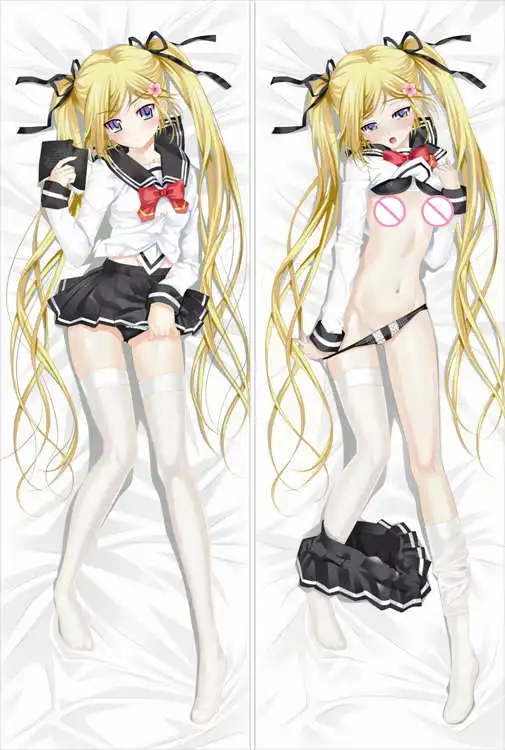 Наволочка Kanojo x с героями аниме Orifushi Akina & Orifushi|cover tie|cover highpillowcase cover |