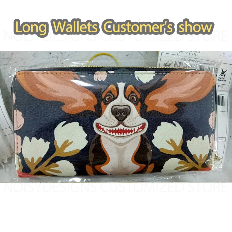 Noisydesigns Shih Tzu/кошельки для монет с принтом собаки женские Кошельки и портмоне
