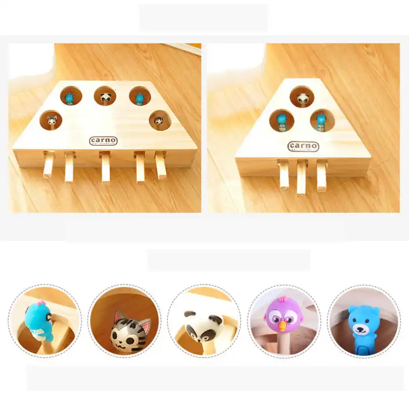 carno wooden cat toy