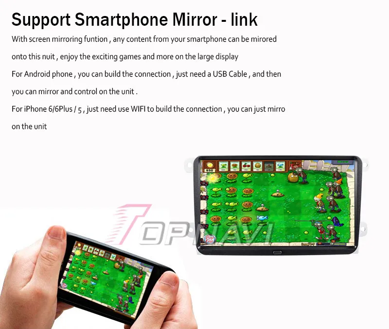 Perfect Topnavi 9" Quad Core Android 6.0 Car GPS Navigation for VW Magotan Autoradio Multimedia Audio Stereo,NO DVD 25