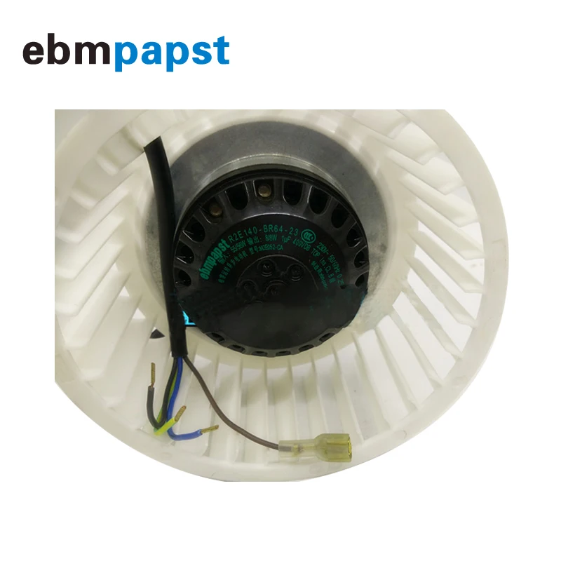 Точечный центробежный вентилятор EBMPAPST R2E140-BR64-23 M2E052-CA 230V 0.25A Вентилятор охлаждения