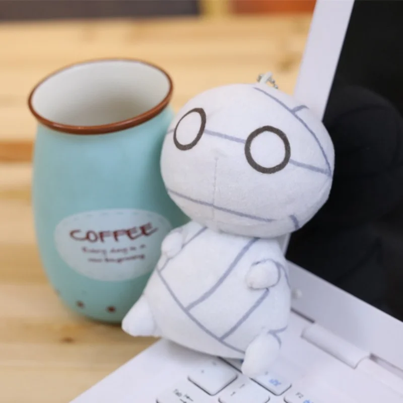 

1 pcs Creative and lovely Big Eyes Mini Mummy Plush Keychain Stuffed Anime Toy How to Keep a Mummy Doll Soft Baby Kids Gift