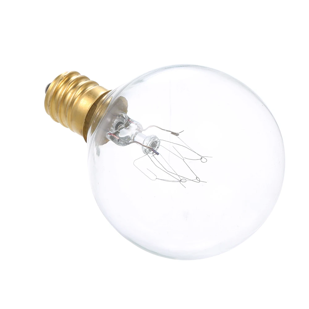 Base de Pacote Festa em Casa G40 de Tungstênio 25 para Seqüência de Luz de Casamento Lâmpada Incandescente Globo Titular Tomada E12 Quente Branco Ip44 14 Luzes e Iluminação
