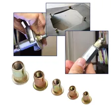 Lot d'écrous à tête plate en acier au carbone, 10 pièces, M3 M4 M6 M8 M10