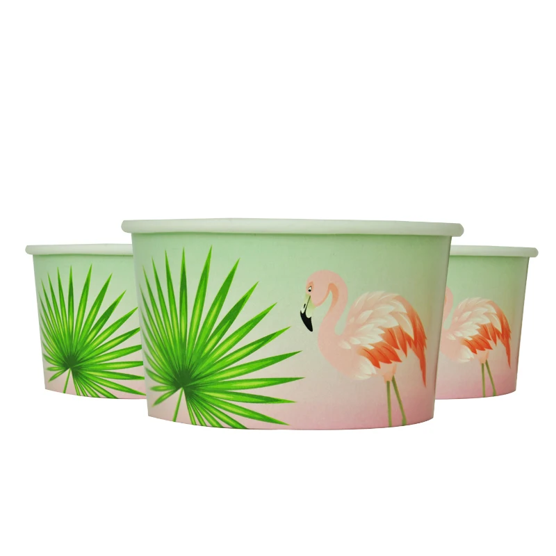 8 шт. Фламинго тема посуда серии наборы одноразовые бумажные тарелки чашки чаши салфетки соломенные торт приборы для декора день рождения