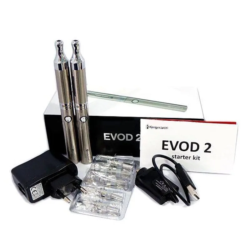 Новый оригинальный стартовый комплект Kanger EVOD 2 с емкостью Evod 650 мАч двойной Evod2 7