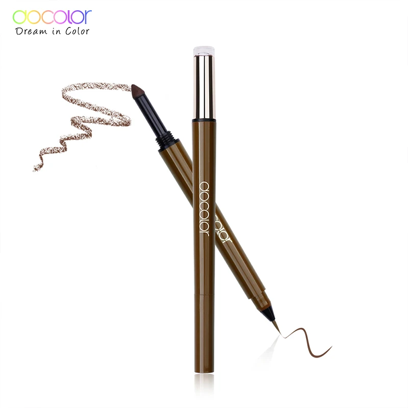 

Docolor 1pc Eyebrow Eyebrow Pencil Eyebrow Pen Women Girl Waterproof Fork Tip Eyebrow Pen Brow Pencil Best Selling 2018 P