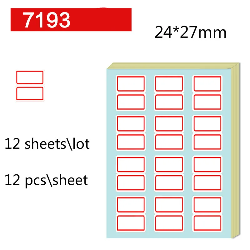 Deli этикетка наклейка рукописная самоклеящаяся имя стикер s Водонепроницаемый Цена Этикетка Бумага 5 упаковка 7180/7182/7184/7186/7187/7189/ - Цвет: 7193