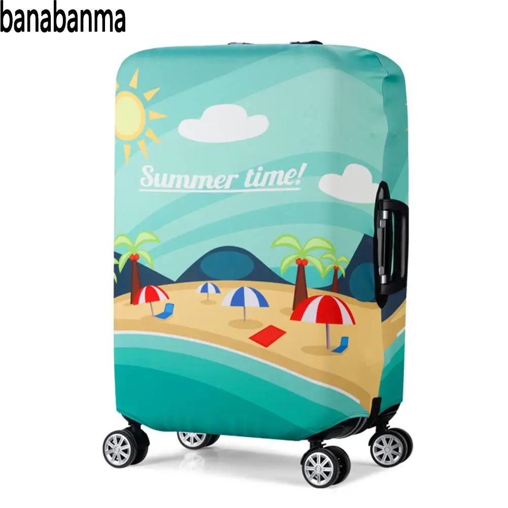 Чехол для чемодана banabanma Эластичный Защитный чехол чемоданов 20/24/28/30 дюймов