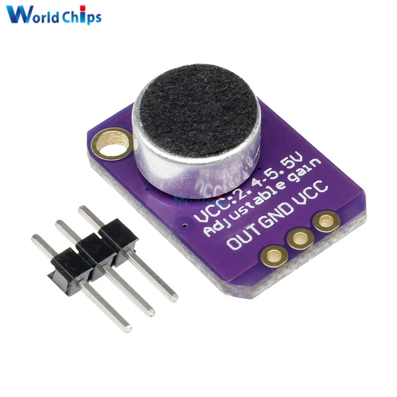 GY MAX4466 Electret микрофонный модуль усилителя с регулируемым коэффициентом усиления