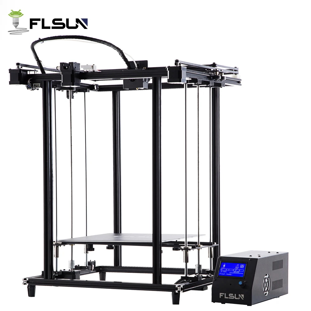 Flsun 3D Printer Pre-assembly printing Size 320*320*460mm Printing Area Metal Frame High Precision Heated Bed Support Flsun 3D Printer Pre-assembly printing Size 320*320*460mm Printing Area Metal Frame High Precision Heated Bed Support