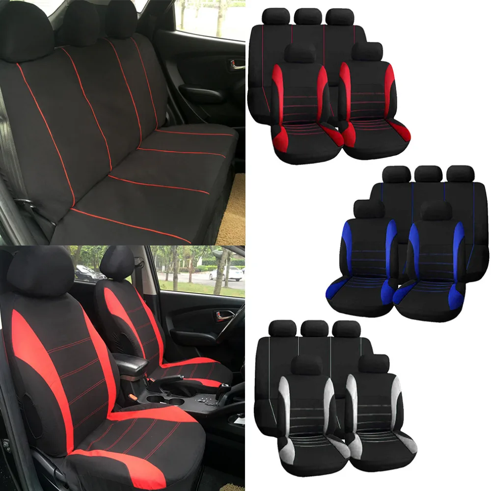 1 Sets Vehicle Cover Universal Car Seat Covers Complete Seat Crossover Automobile Interior font b Accessories