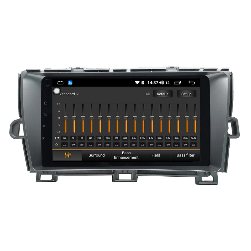 Discount RHD Prius 2din Car dvd gps Android 9.0 8-core  car radio GPS navigation for TOYOTA Prius RHD 5