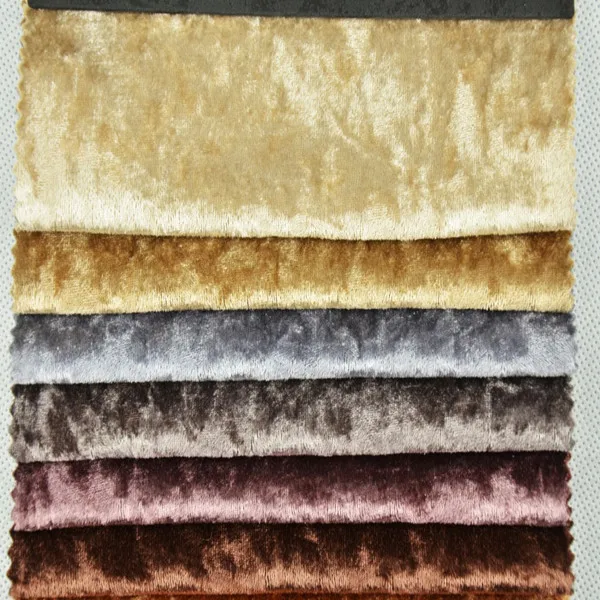 Wx101 Crushed Velvet Fabric For Upholstery Sofa Wx101 Crushed Velvet Fabric For